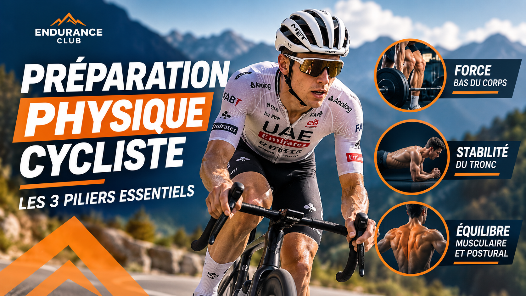Lire la suite à propos de l’article Préparation physique cycliste : les 3 piliers essentiels
